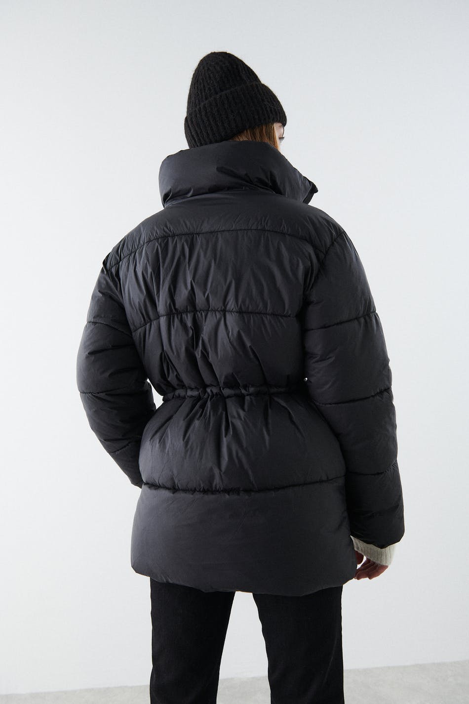 Y shiny puffer jacket