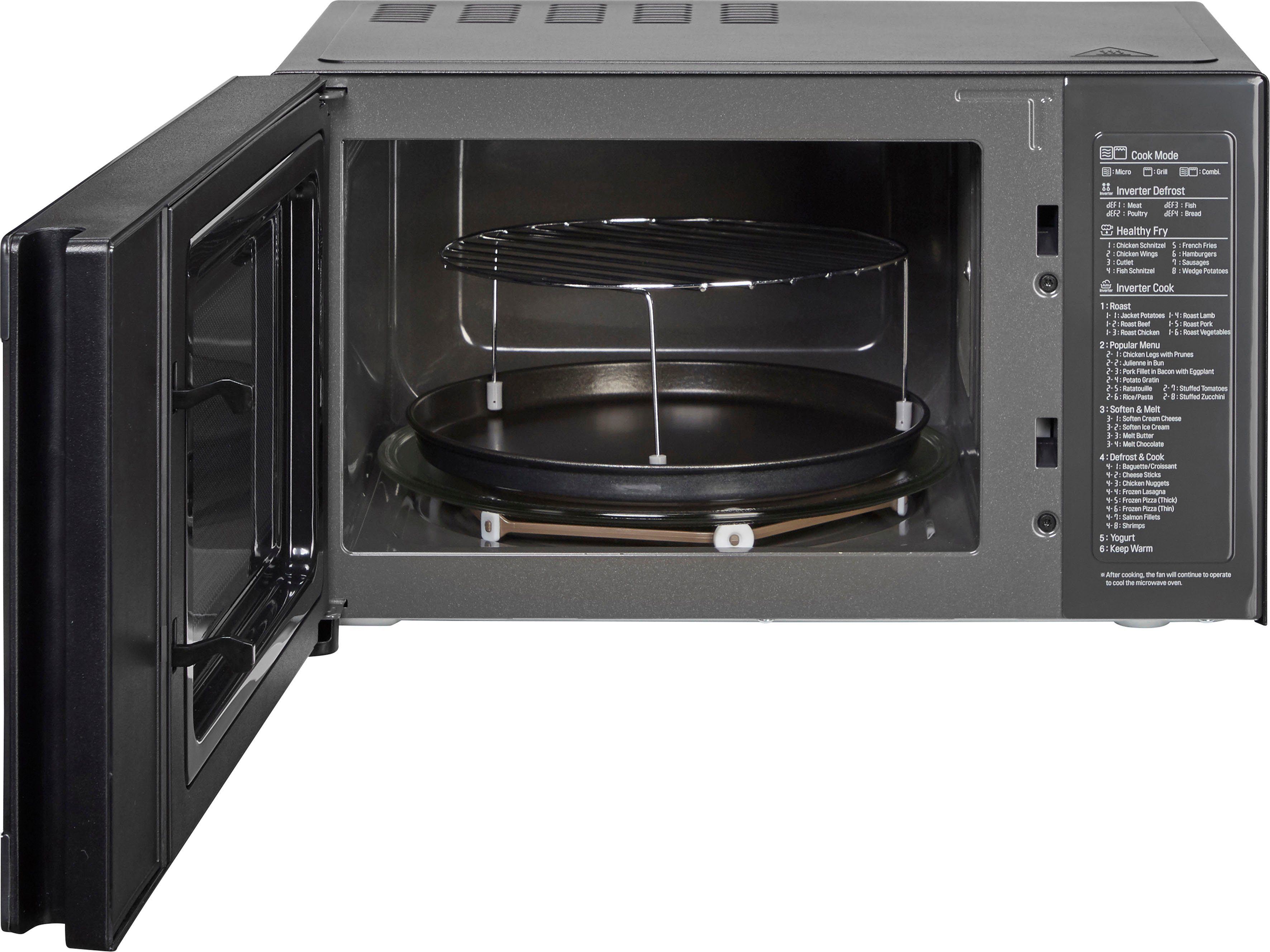 LG Mikrowelle MH 6565 CPB, Grill, Mikrowelle, 25 l