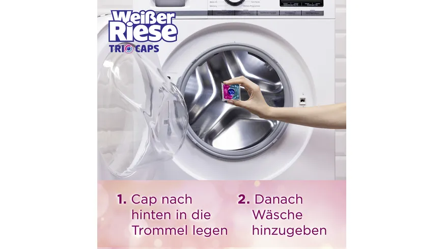 Weißer Riese Colorwaschmittel Color Trio-Caps Floral Sensation Orchidee 216 g