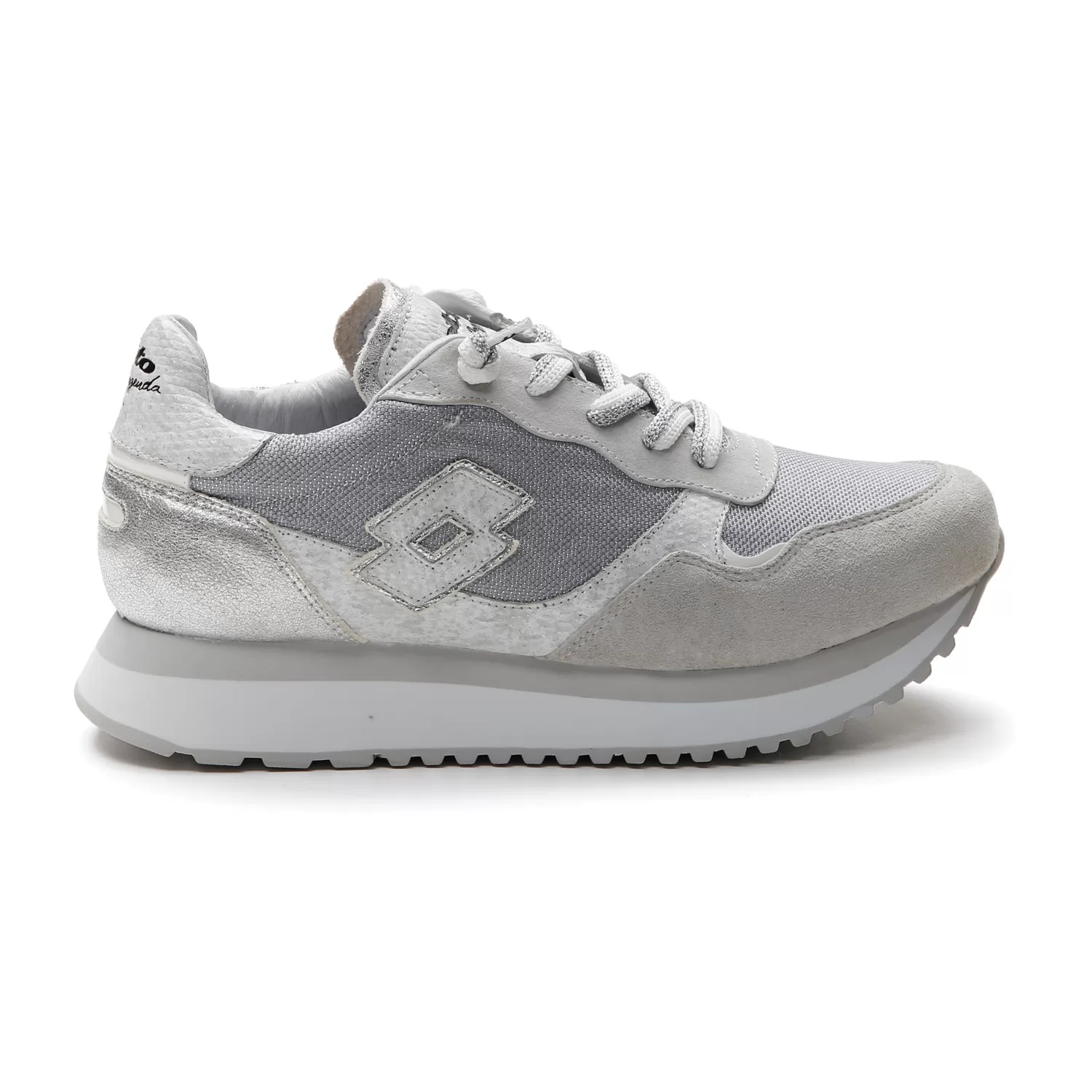 TOKYO WEDGE II SHINY MED SVAMPGRÅ/SILVERMETALL 2