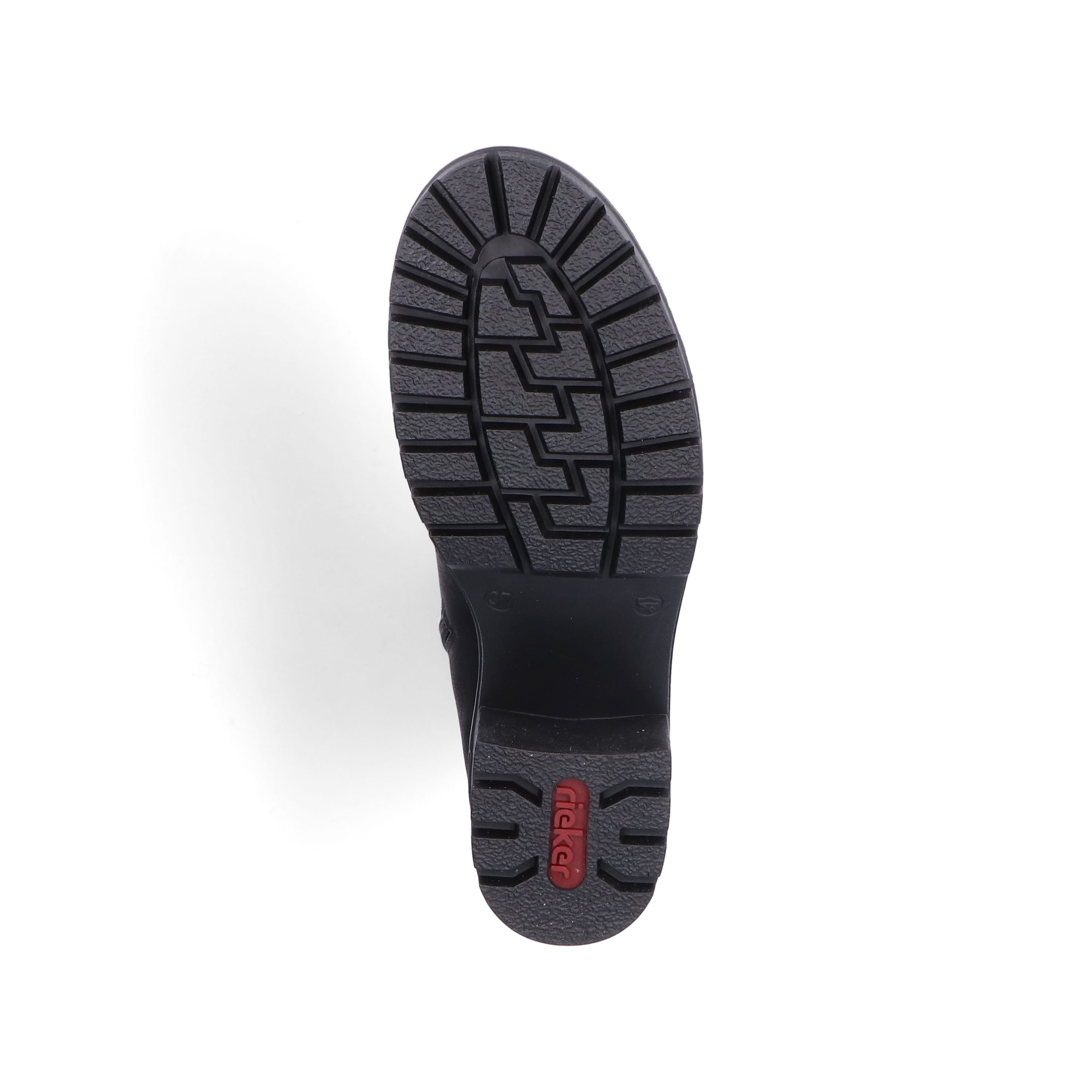 Rieker Damen Schnürstiefel tiefschwarz