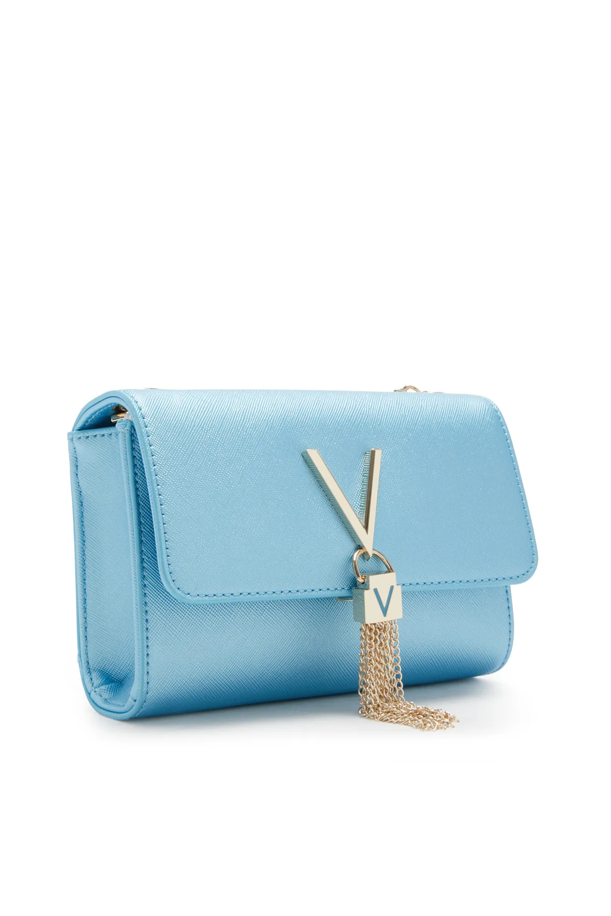 1'ASLAN  Valentino Bags Divina Damen Umhängetasche Blau Vbs1ij03turchese