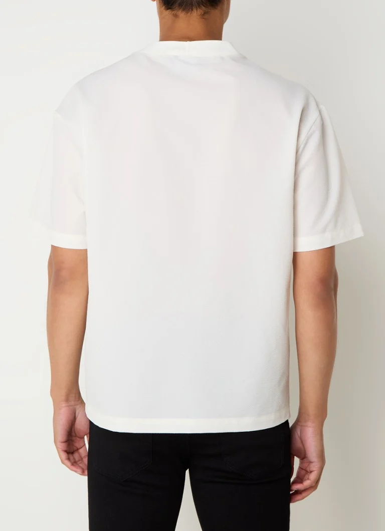 Tricou texturat Emporio Armani