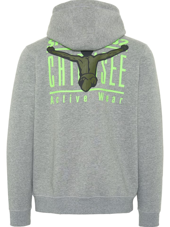 Chiemsee Sweatjacke in Grau günstig kaufen S