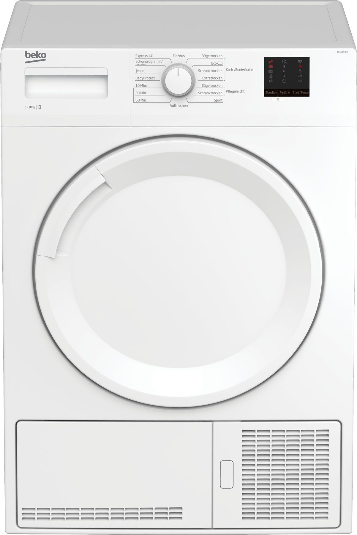 BEKO Kondenstrockner DCU 8230 N, 8 kg