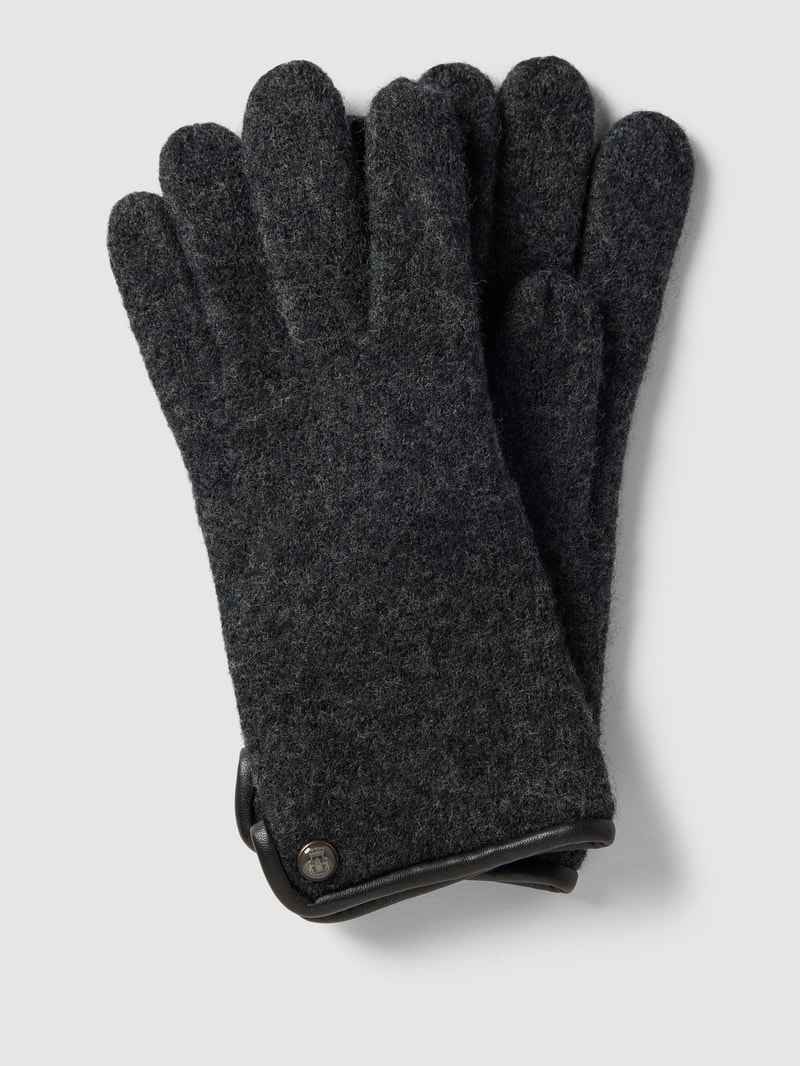 Handschuhe mit Applikation Modell 'WALKHANDSCHUH' in anthrazit