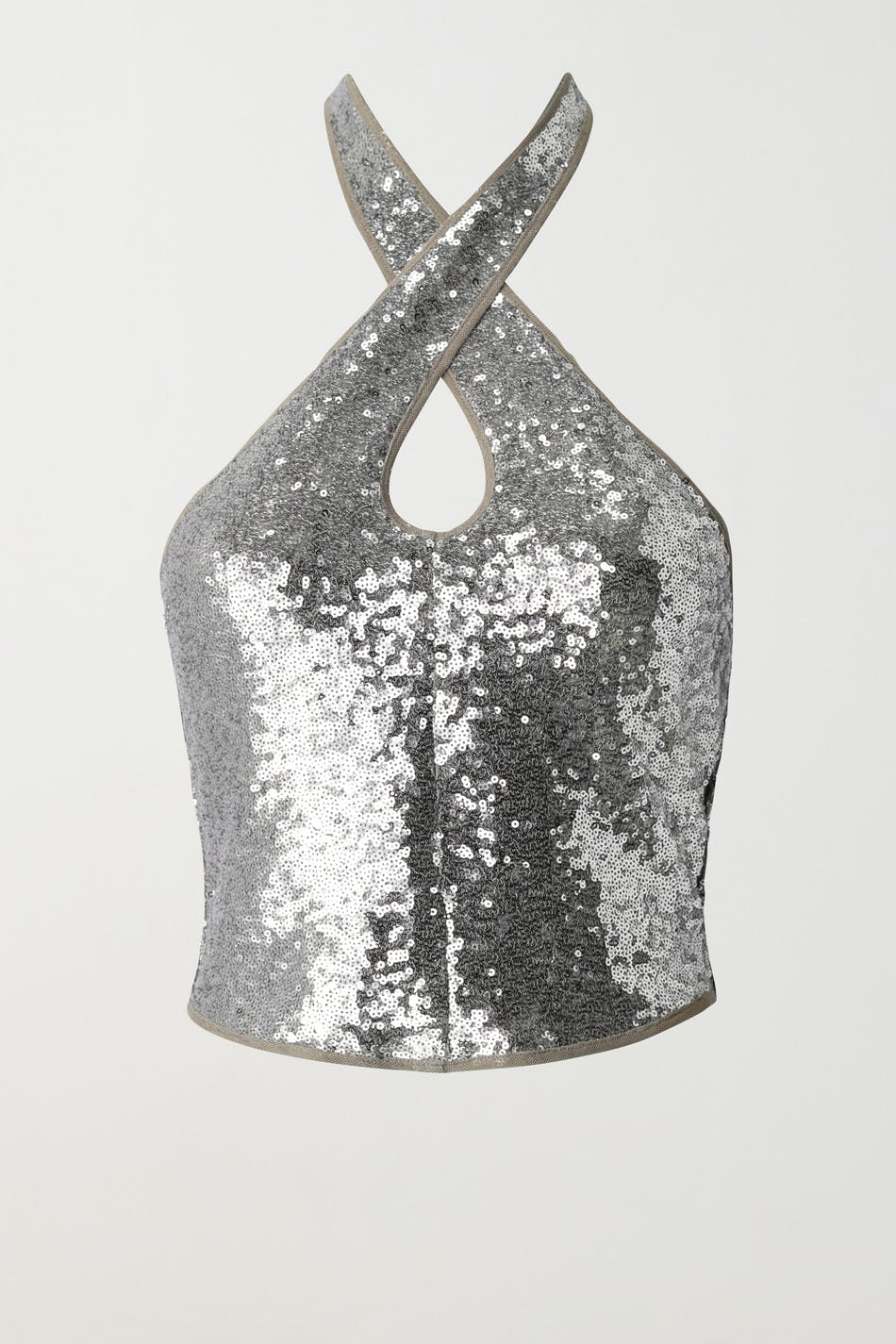 Tyra sequin top