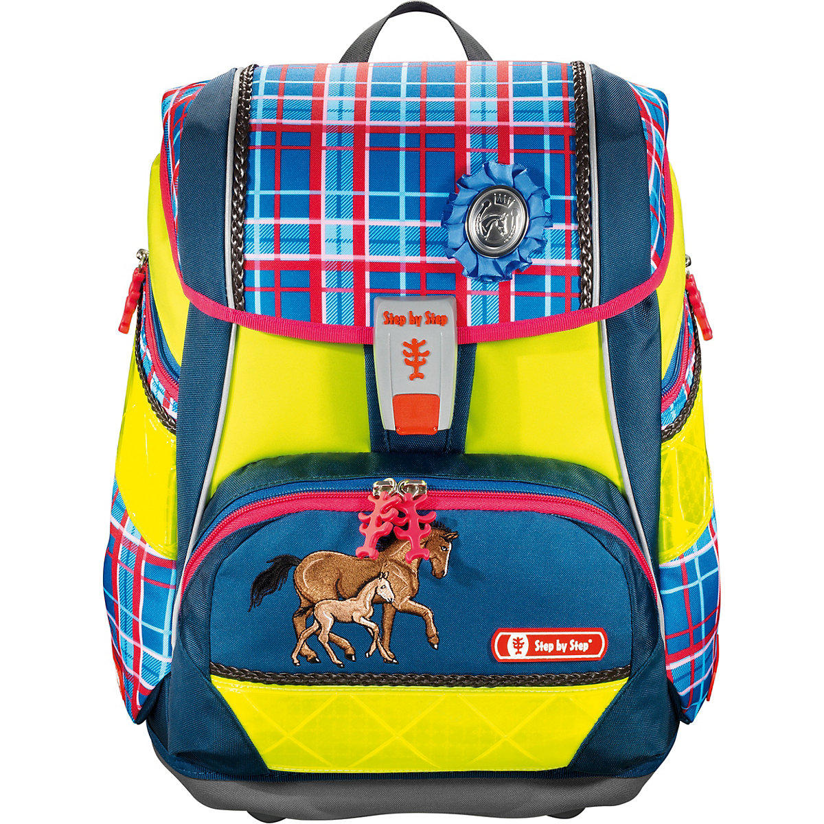 Schulranzenset 2IN1 DIN Horse Family, 4-tlg. (Kollektion 2018)