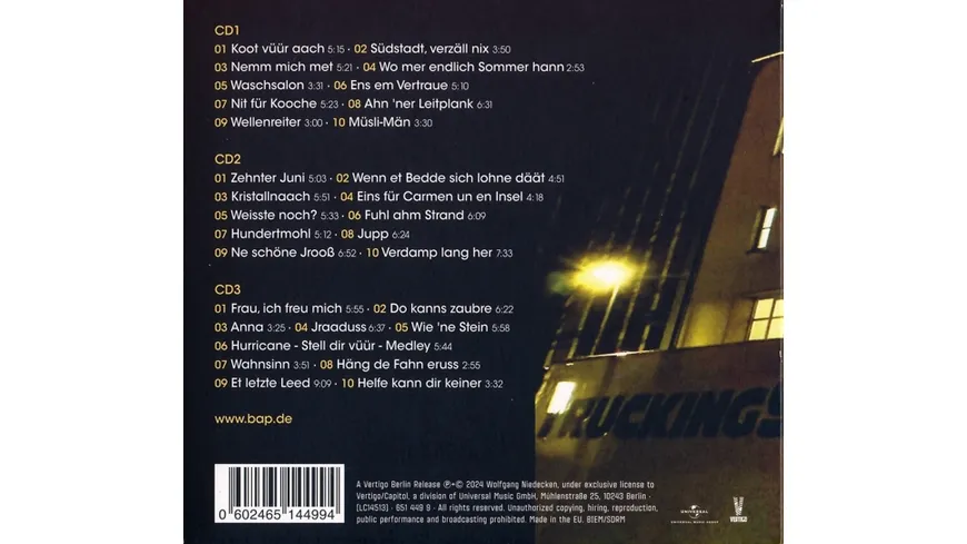 Zeitreise/ Live im Sartory (3CD)