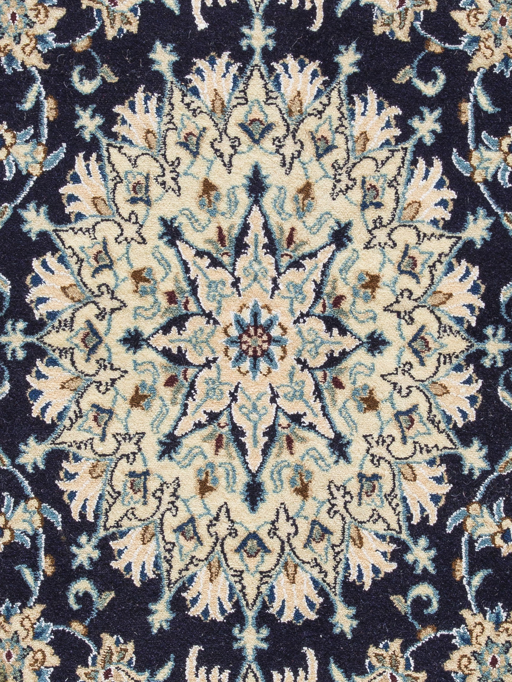 Kaschmar Nain 12 Lah ca. 183 x 210 cm, Unikat / Einzelstück