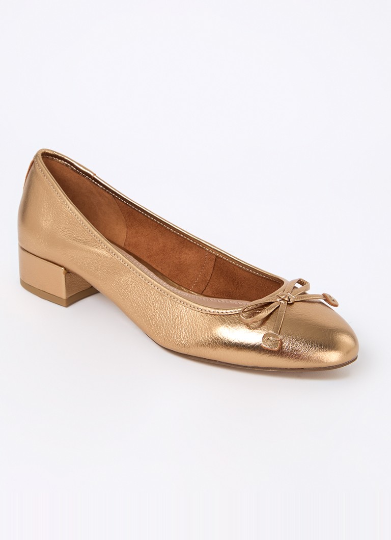 Dune London Admirably pump with texture and lack finish