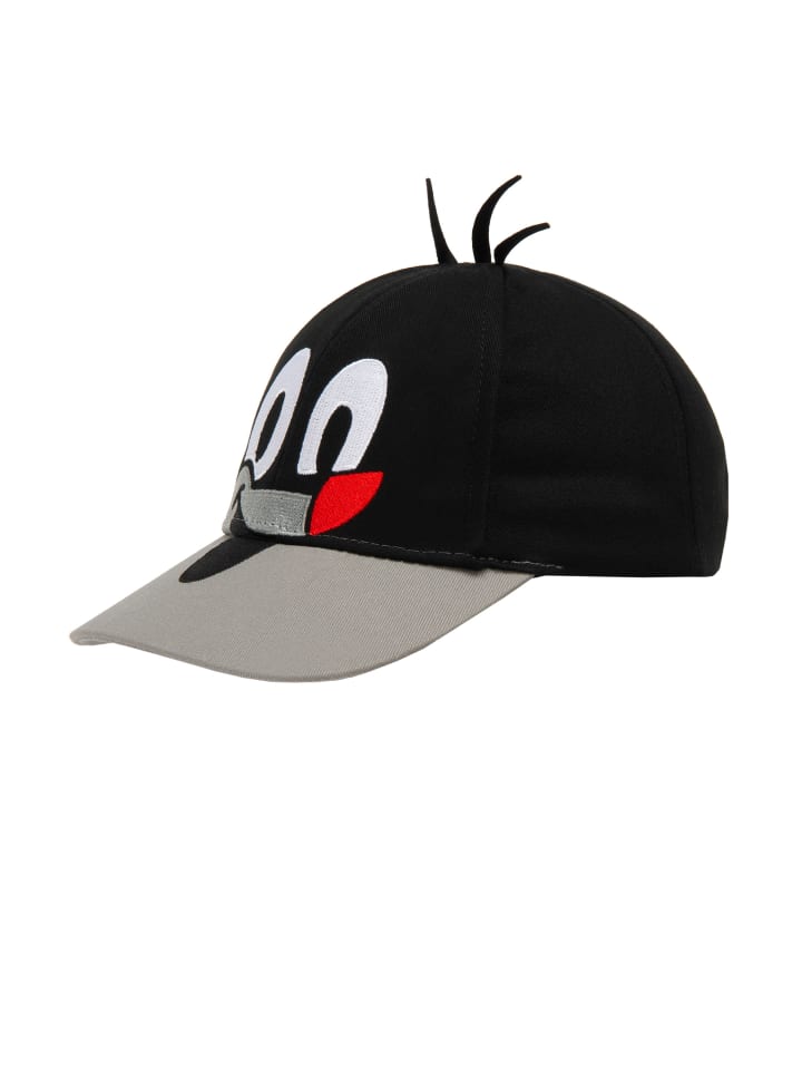 koaa Snapback Cap Der kleine Maulwurf - Mascot in schwarz-grau günstig kaufen 4-6 Jahre