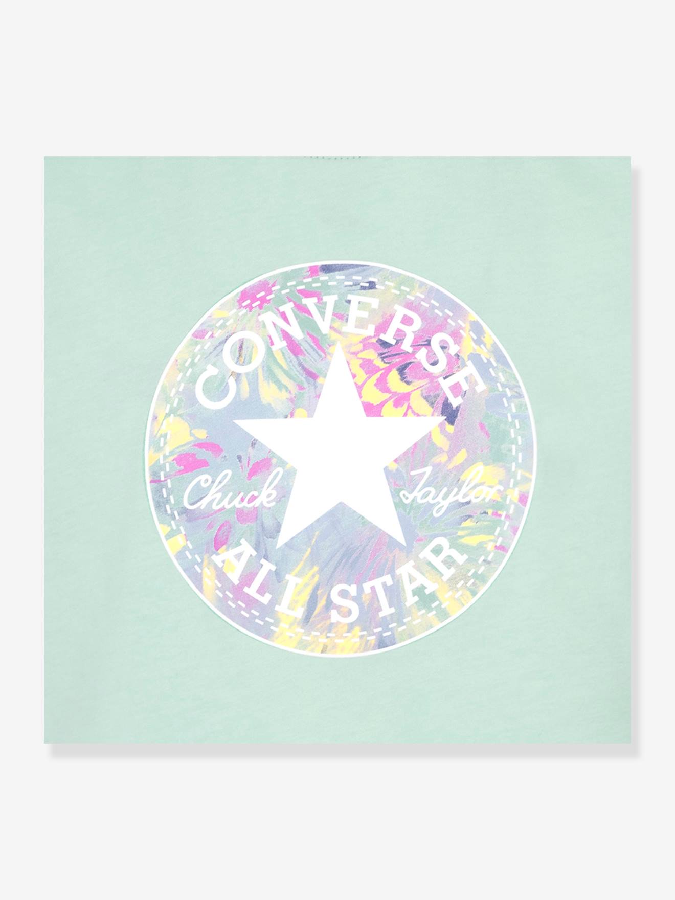 Converse Kinder T-Shirt Chuck Patch CONVERSE - mandelgrün