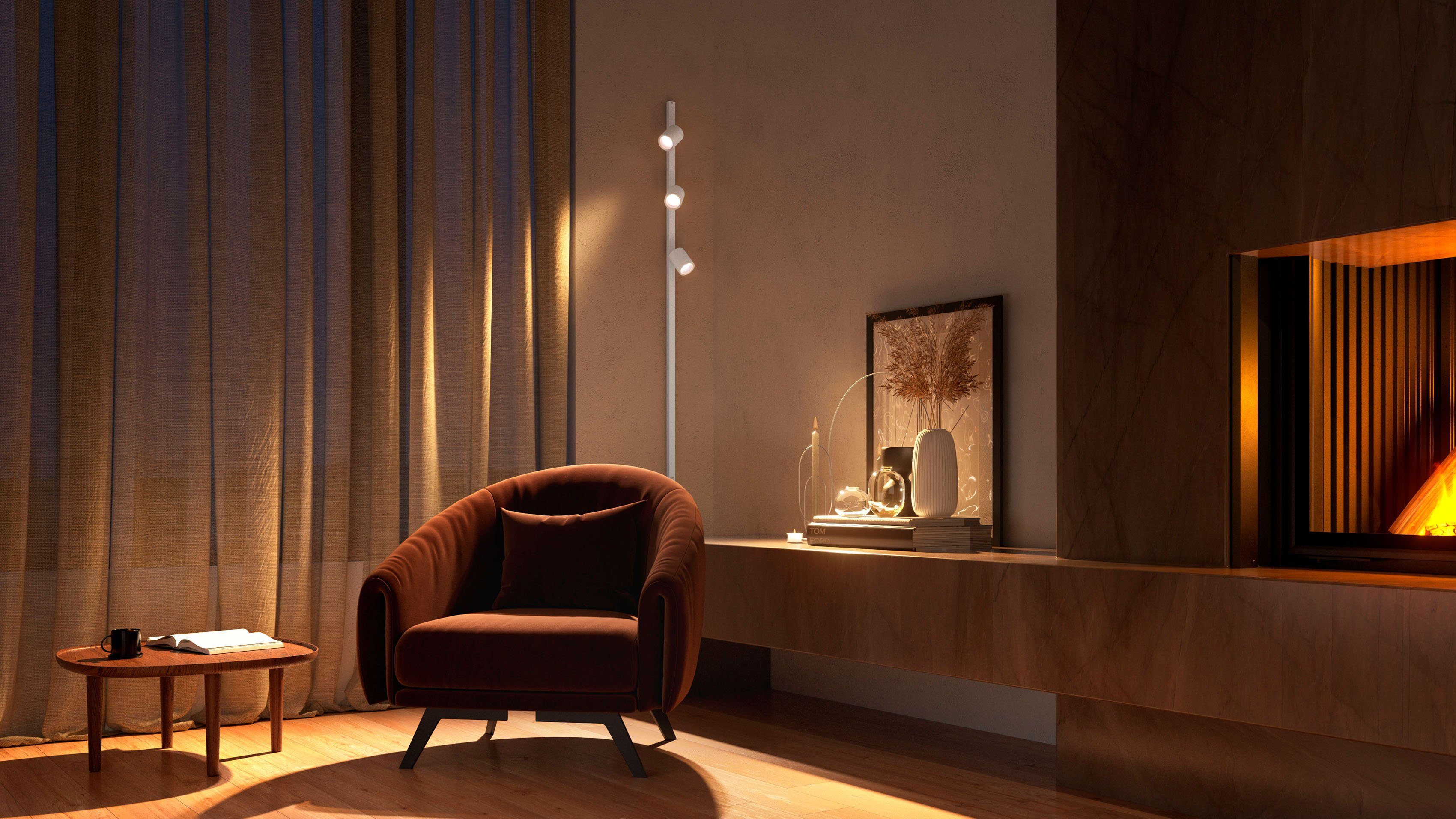 Philips Hue LED Deckenleuchte Perifo, Dimmer, LED fest integriert, Farbwechsler, Schienensystem