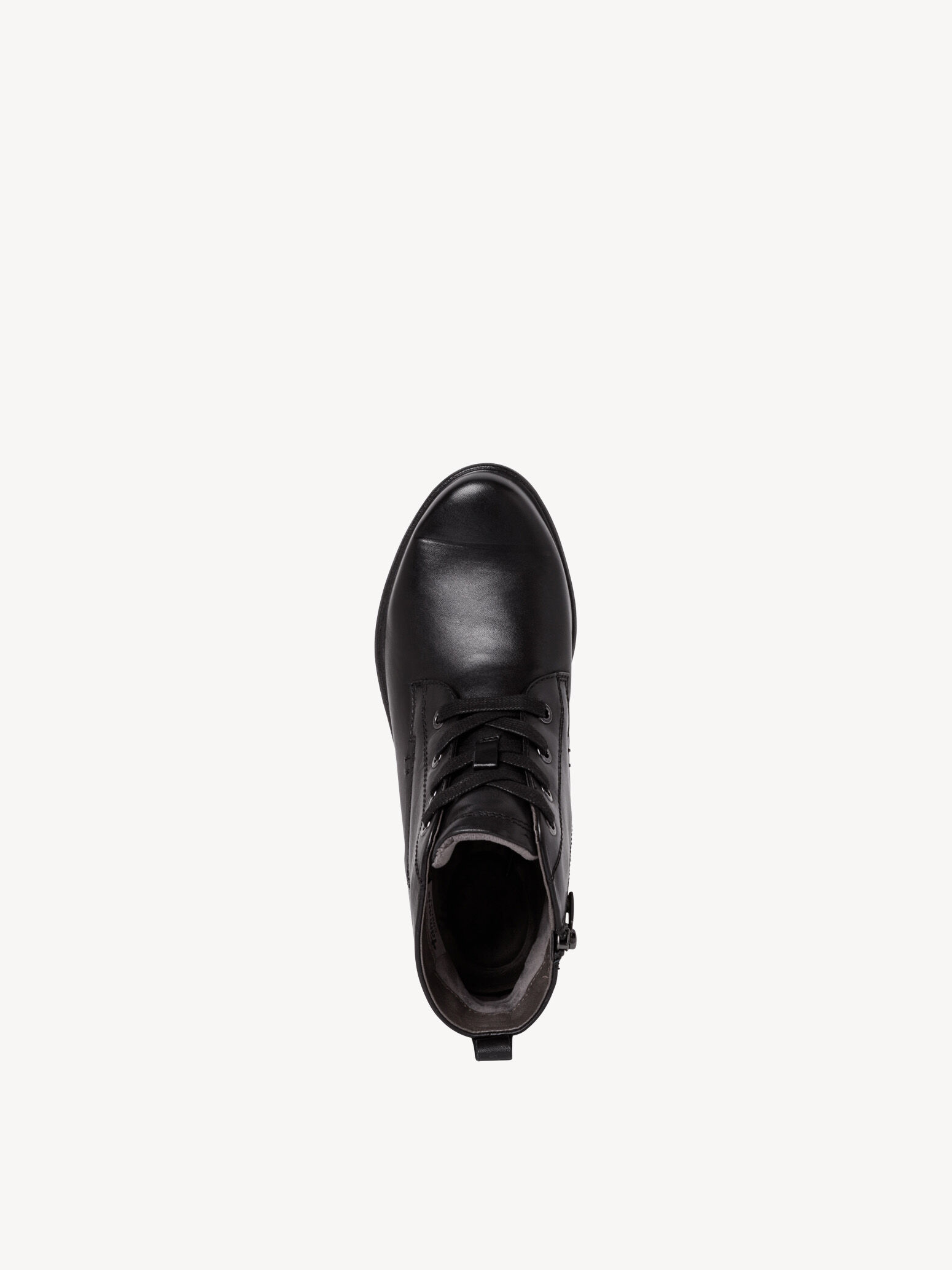 Bottine en cuir - noir