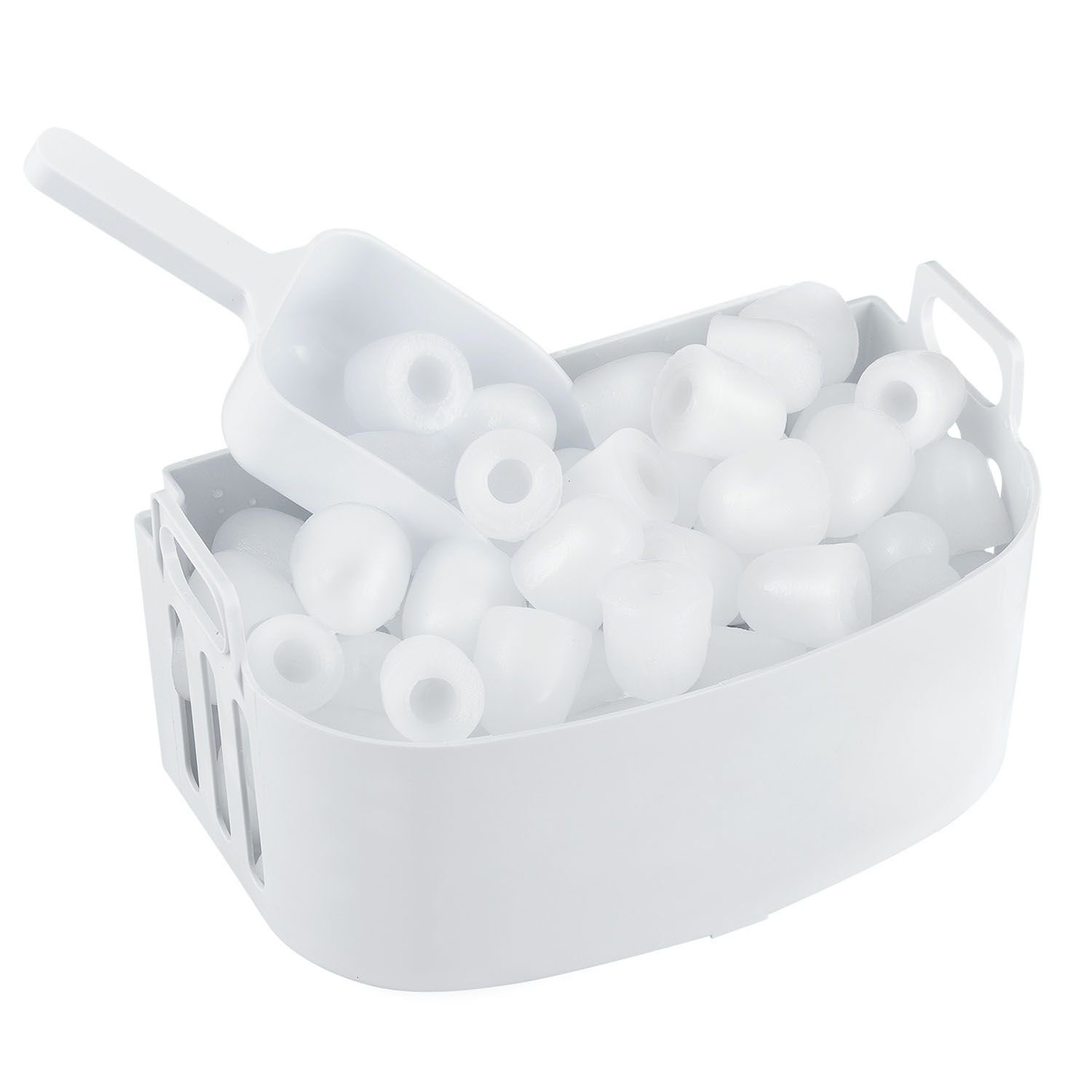 Juskys Eiswürfelmaschine IcyCube, 12 kg in 24 h, großer Wassertank
