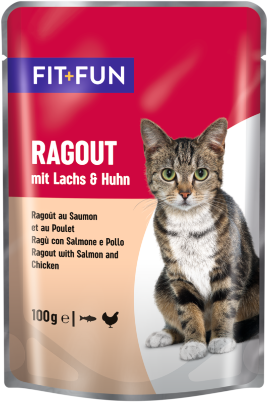 FIT+FUN Nassfutter FIT+FUN Ragout Multipack XXL 44x100g Fischauswahl