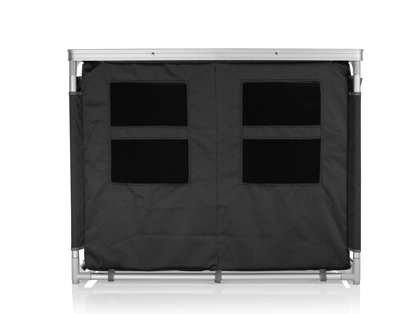 Campart Stoffschrank Camping Küchenbox für Aussen-Küche großer Outdoor-Schrank faltbar