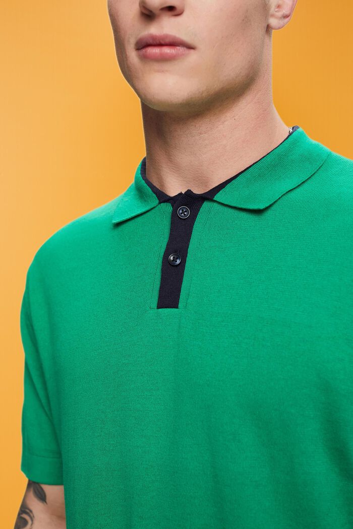 Poloshirt mit TENCEL™ und nachhaltiger Baumwolle