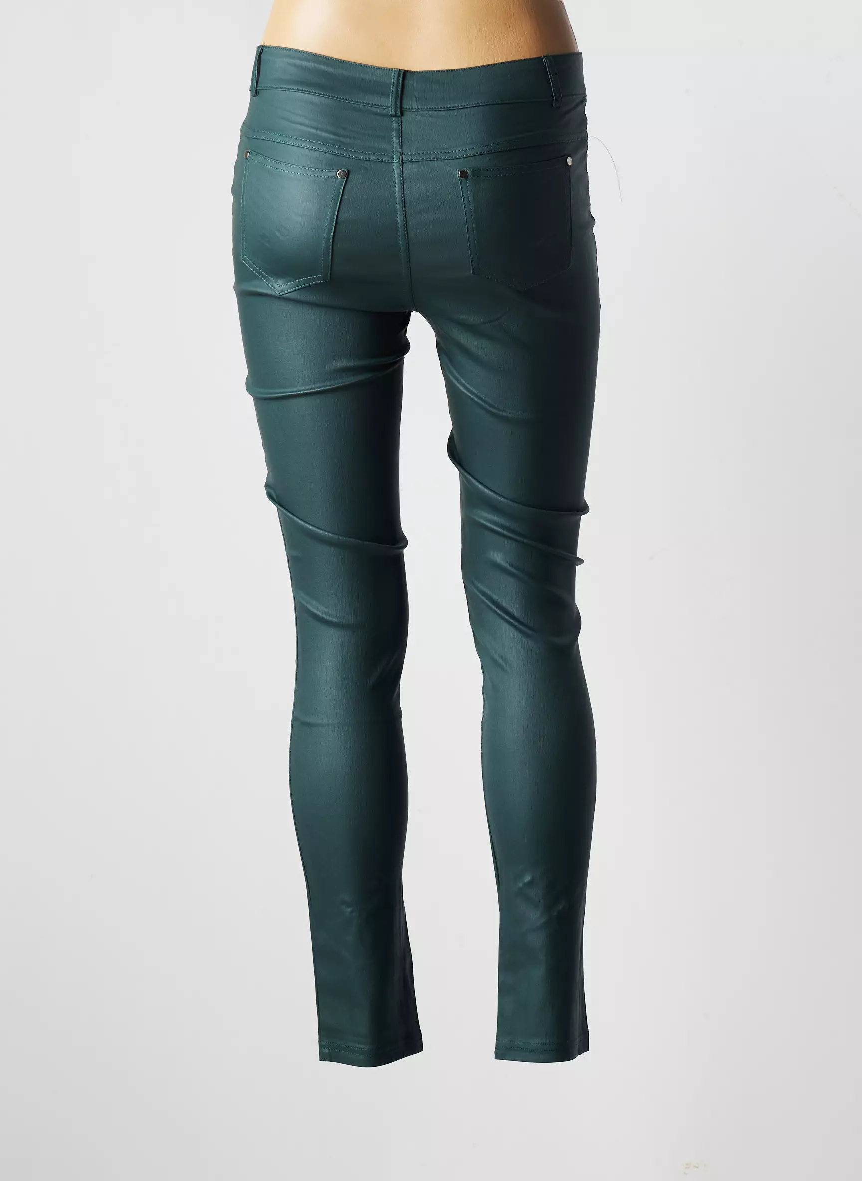 X Max Pantalons Slim Femme couleur vert