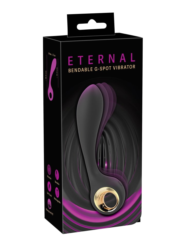 You2Toys G-Punkt-Vibrator Bendable G-Spot Vibrator in schwarz günstig kaufen 19 cm