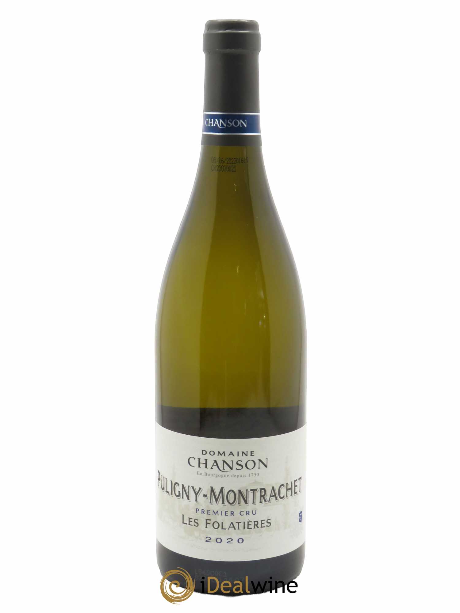 Puligny-Montrachet 1er Cru Les Folatières Chanson  2020 - Lot de 1 Bouteille