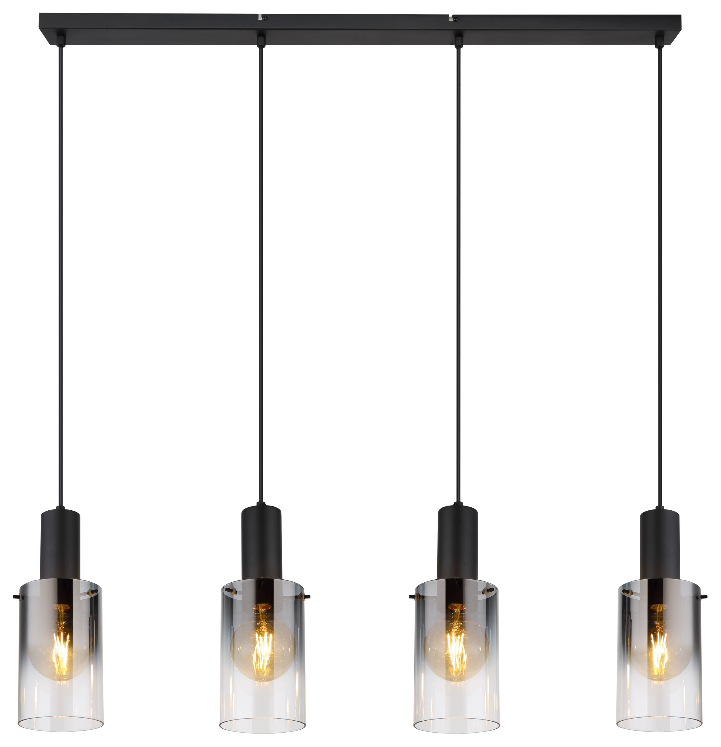 GloboLED-Pendelleuchte 4flg