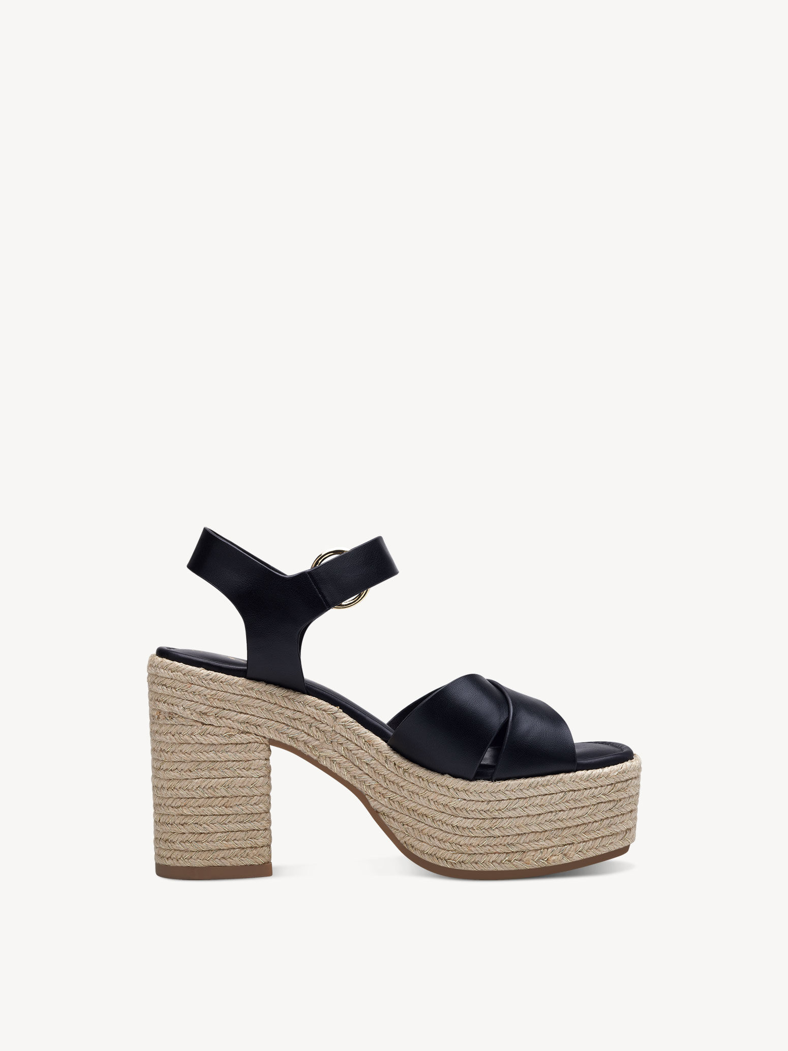 Sandale à talon - noir
