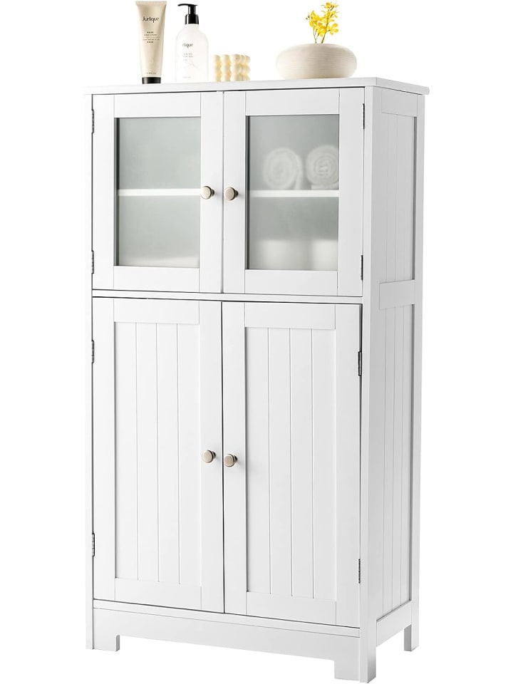 COSTWAY Badezimmerschrank in Weiß günstig kaufen onesize