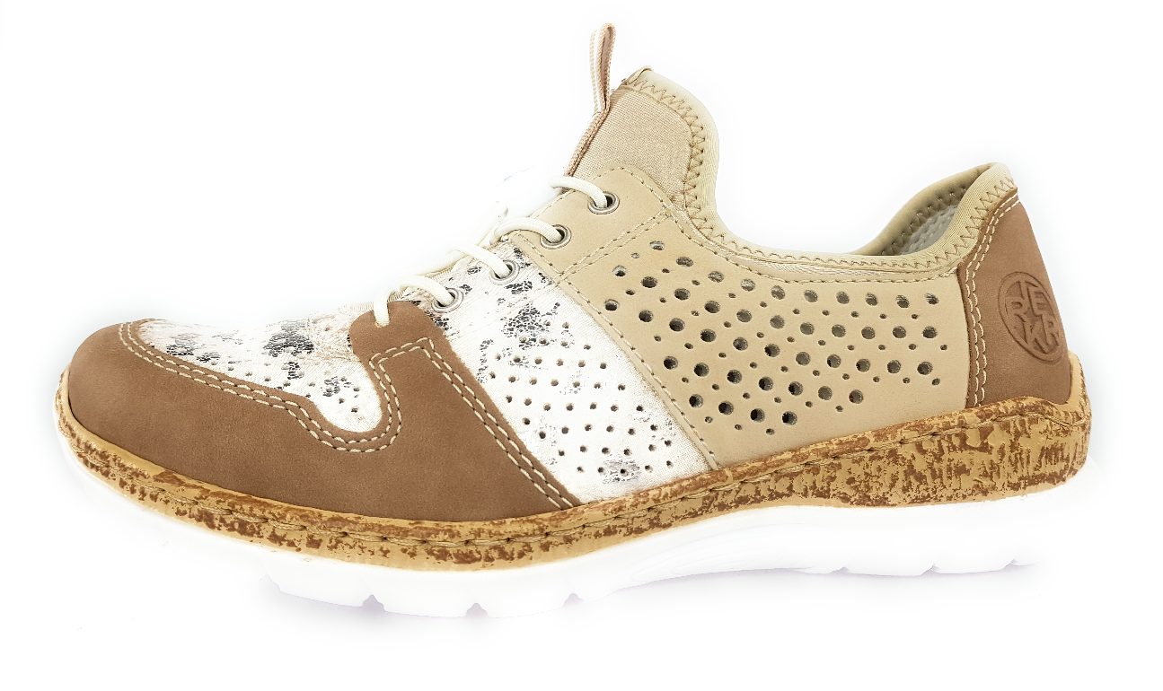 Rieker Nabukino N4255-60 Beige 60 beige-silver