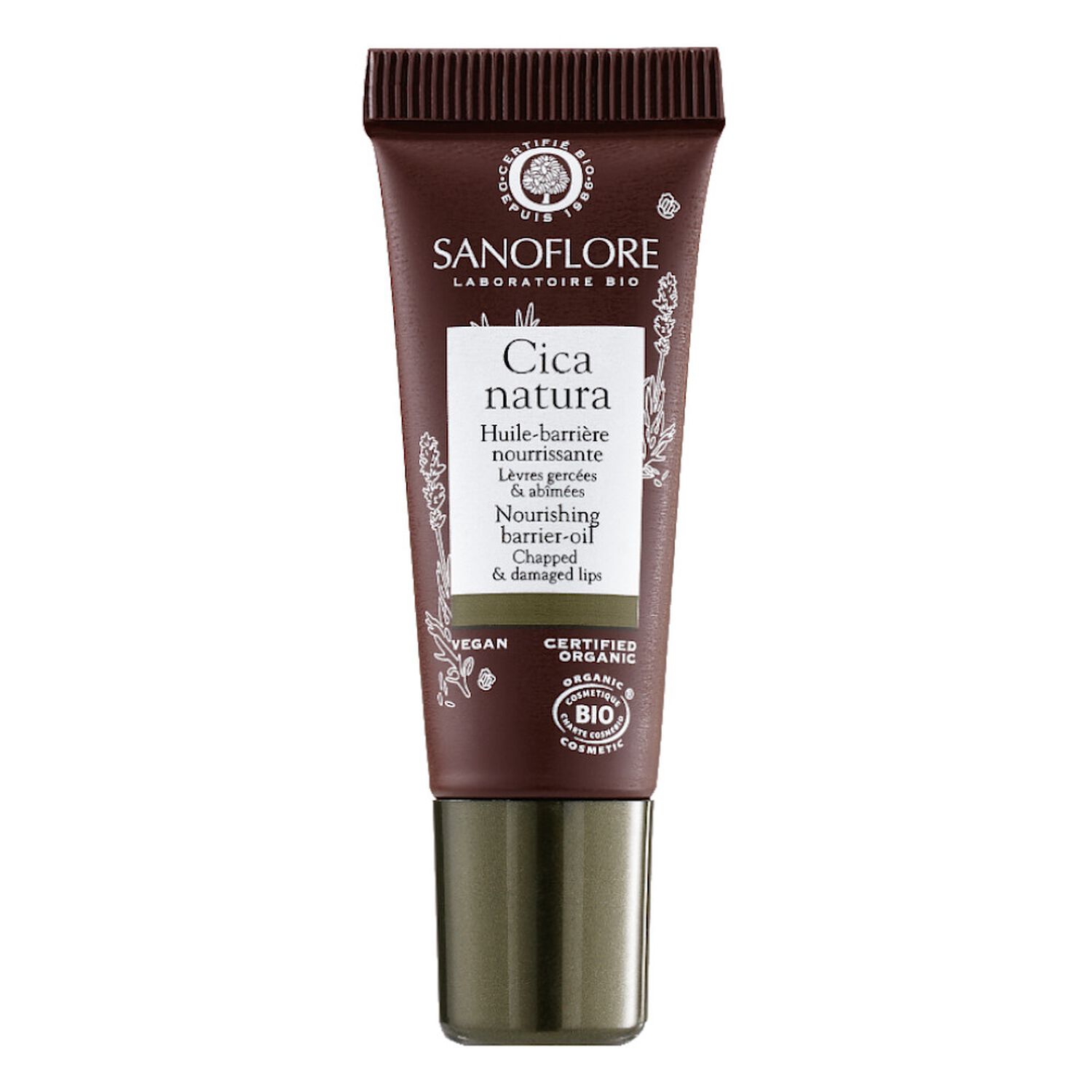 Sanoflore Cica Natura Huile Barrière Nourrissante Lèvres 7.5 ml