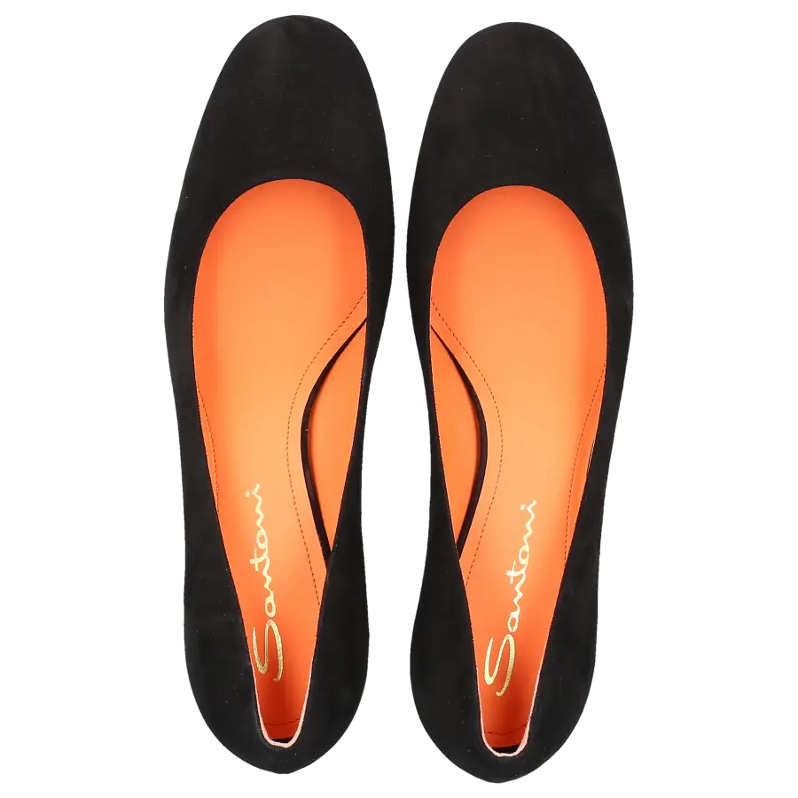 Santoni - Pumps 59621 Veloursleder - schwarz