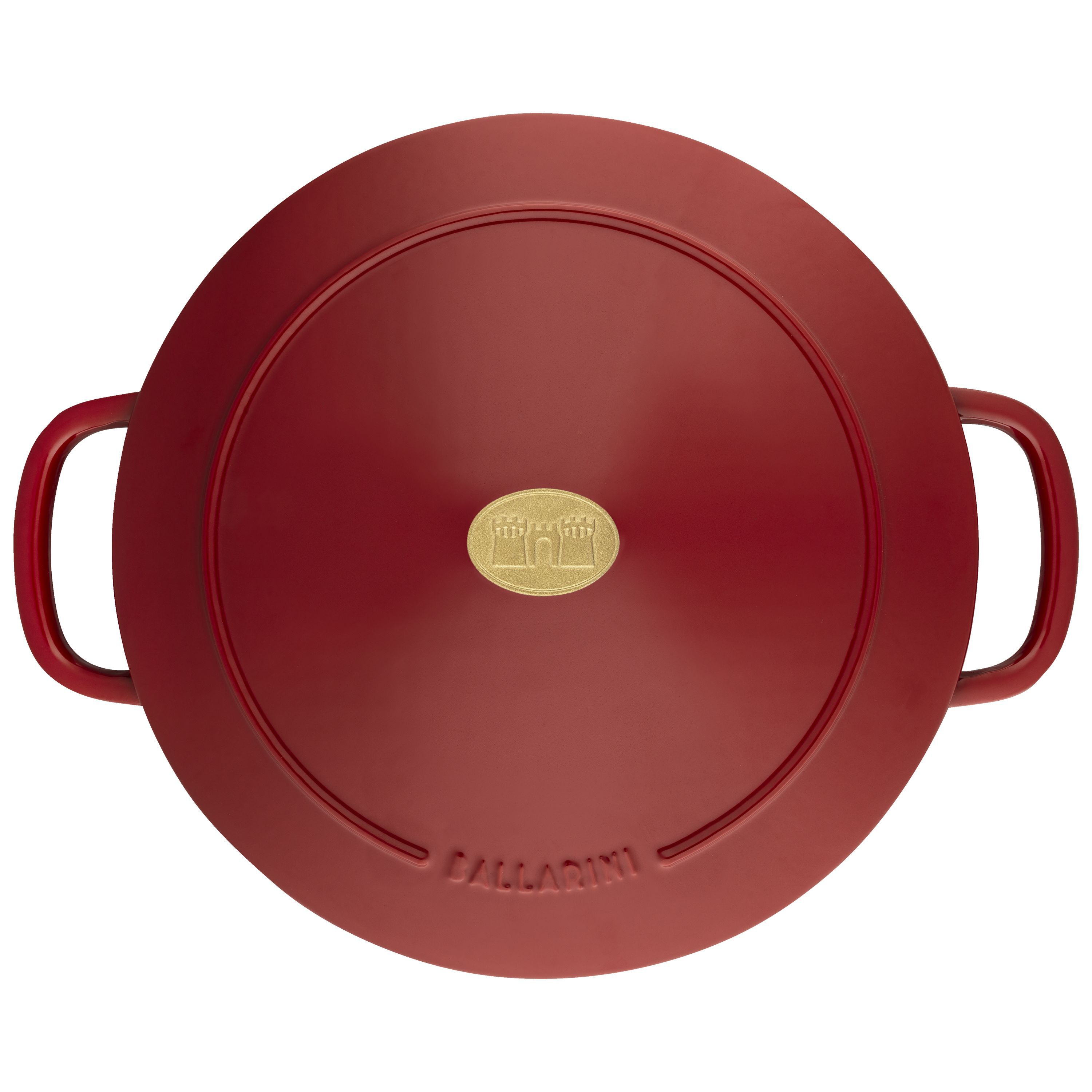 Cocotte 28 cm, rund, Rot, Gusseisen