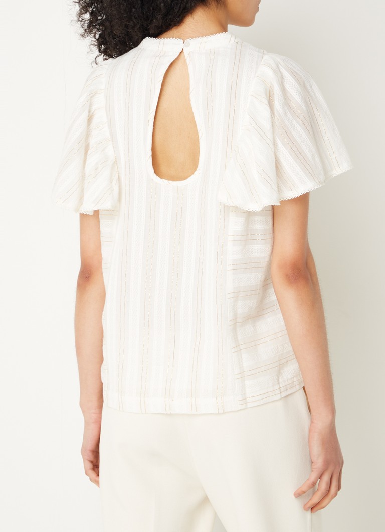 Aaiko Carisse-topp med lurex