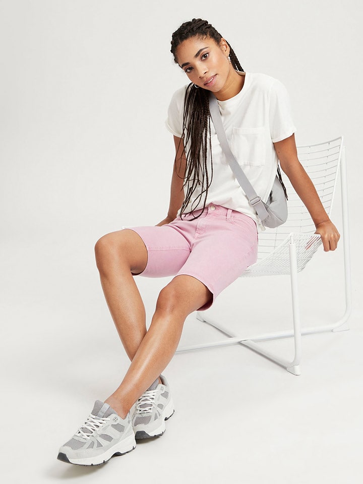 Cross Jeans Jeans-Shorts in Rosa günstig kaufen