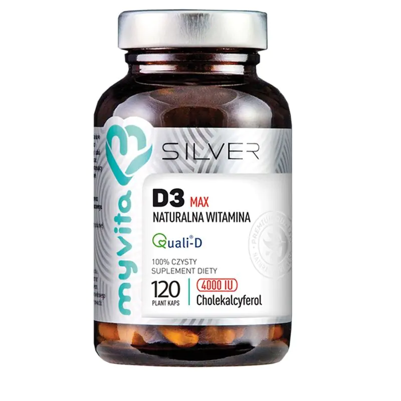 MyVita Silver Φυσική Βιταμίνη D3 4000 IU Κάψουλες 120 Κάψουλες