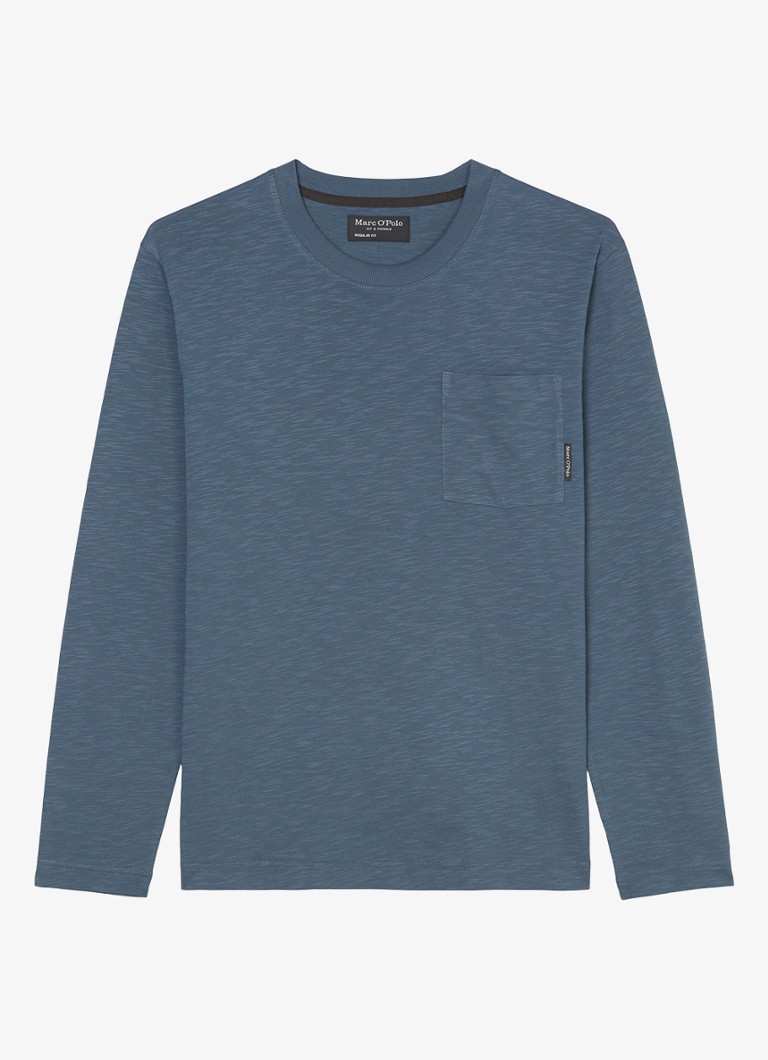 Camisa de manga comprida Marc O'Polo com bolso no peito