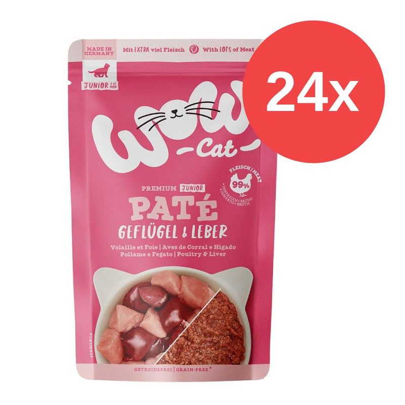 Sparpaket WOW Cat Junior 24 x 125 g zu TOP-Preisen