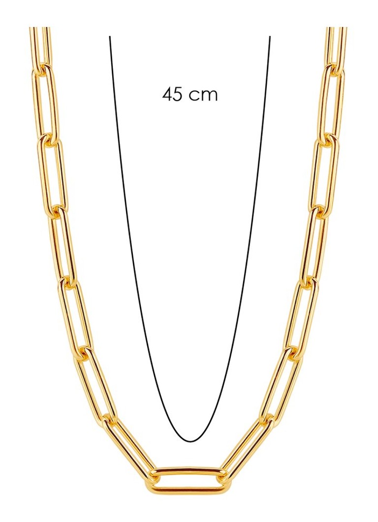 TI SENTO - Milano Closed Forever necklace gold plated 3937SY