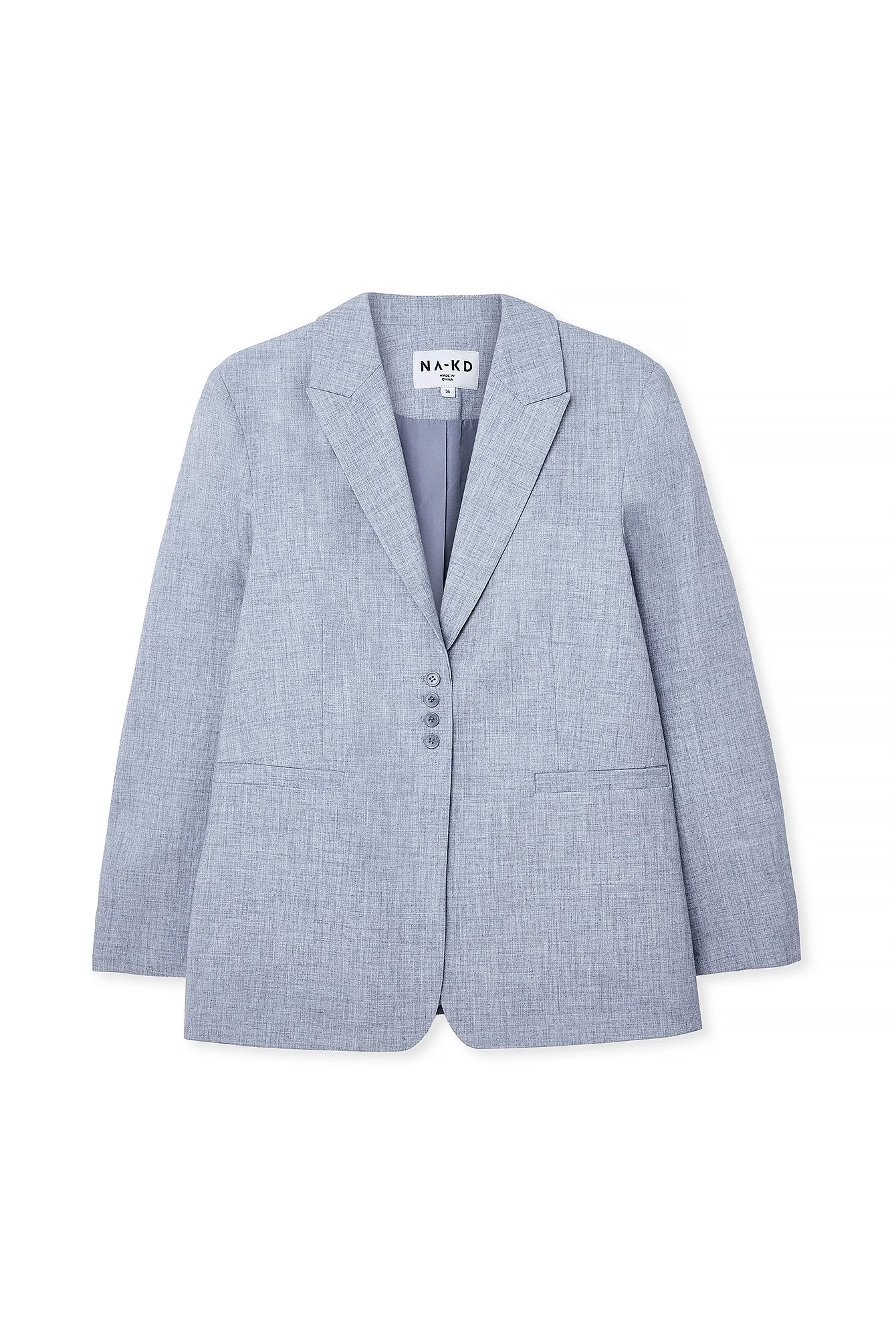 Oversize-Blazer aus Melange