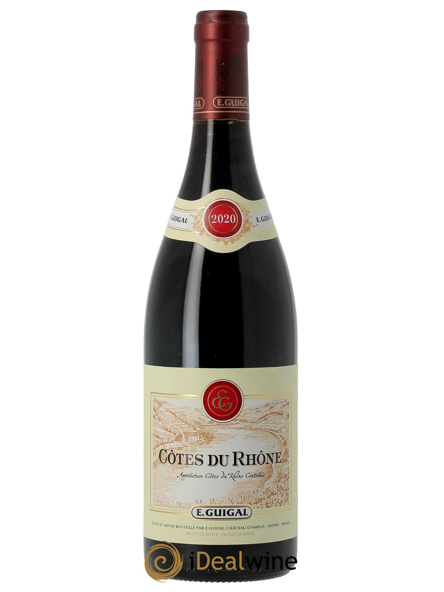 Côtes du Rhône Guigal  2020 - Lot de 1 Bouteille