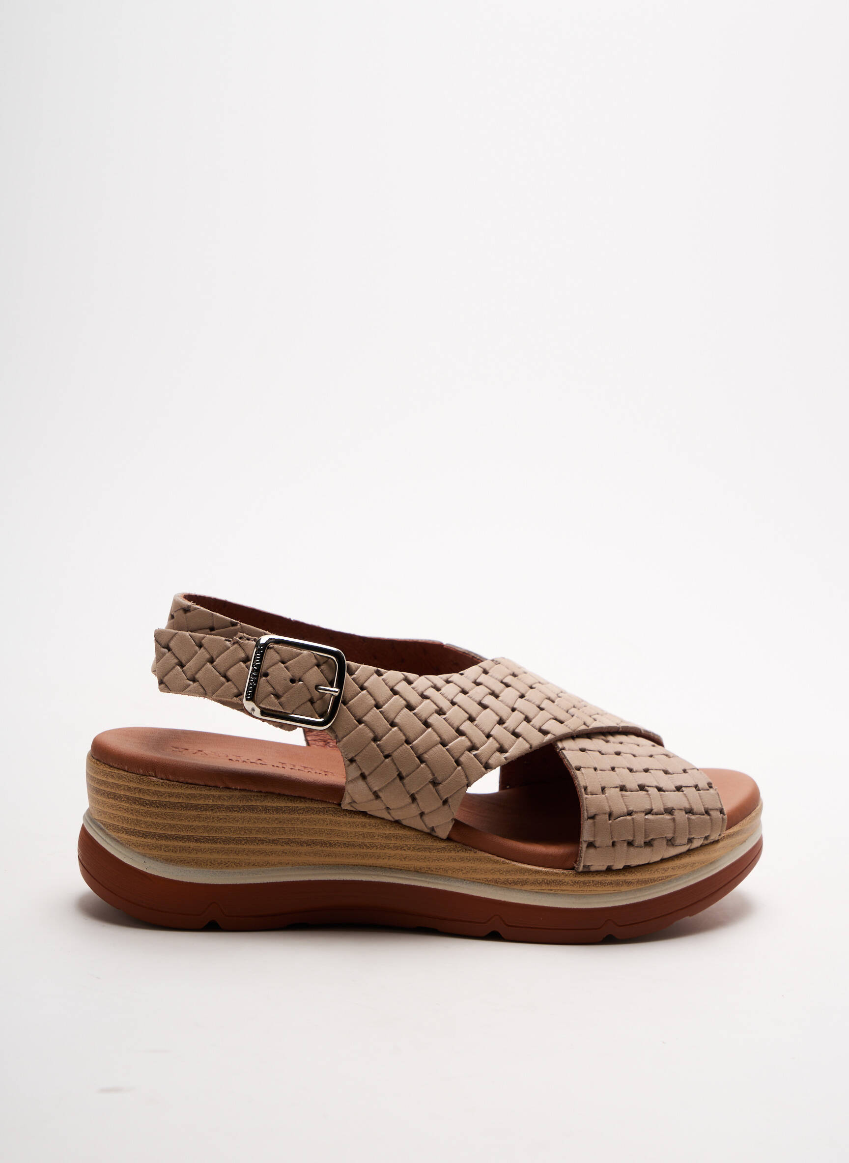 Paula Urban Sandales Nu Pieds Femme couleur beige