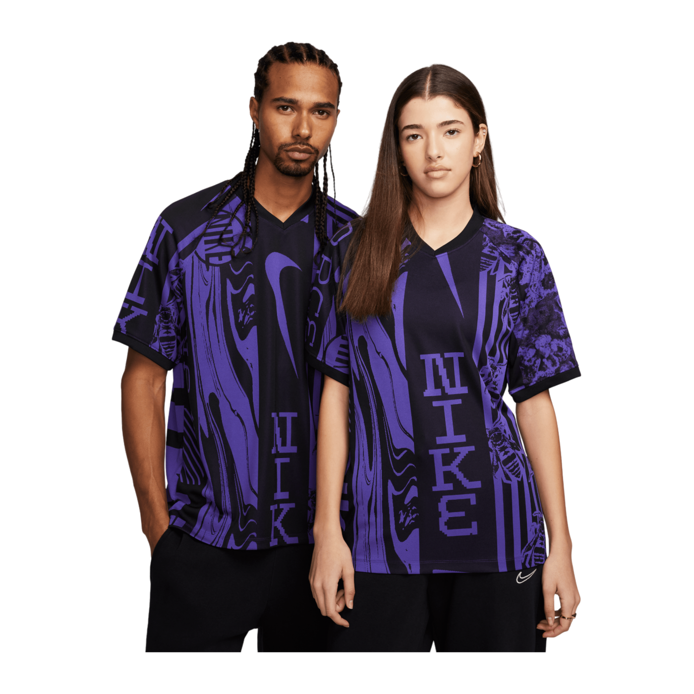 Nike Culture of Football Trikot Schwarz Lila F011