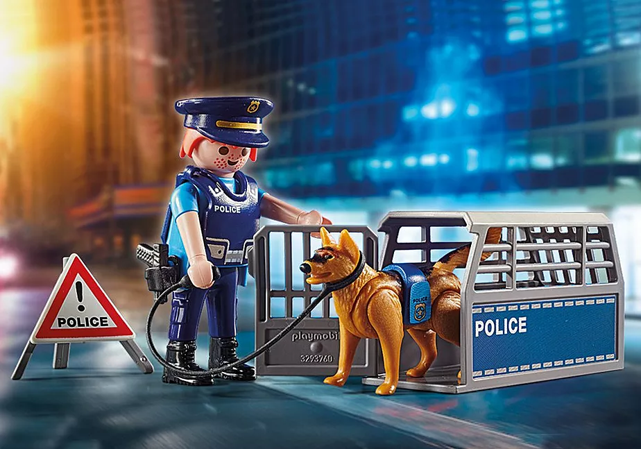 Polizei-Stra&szlig;ensperre