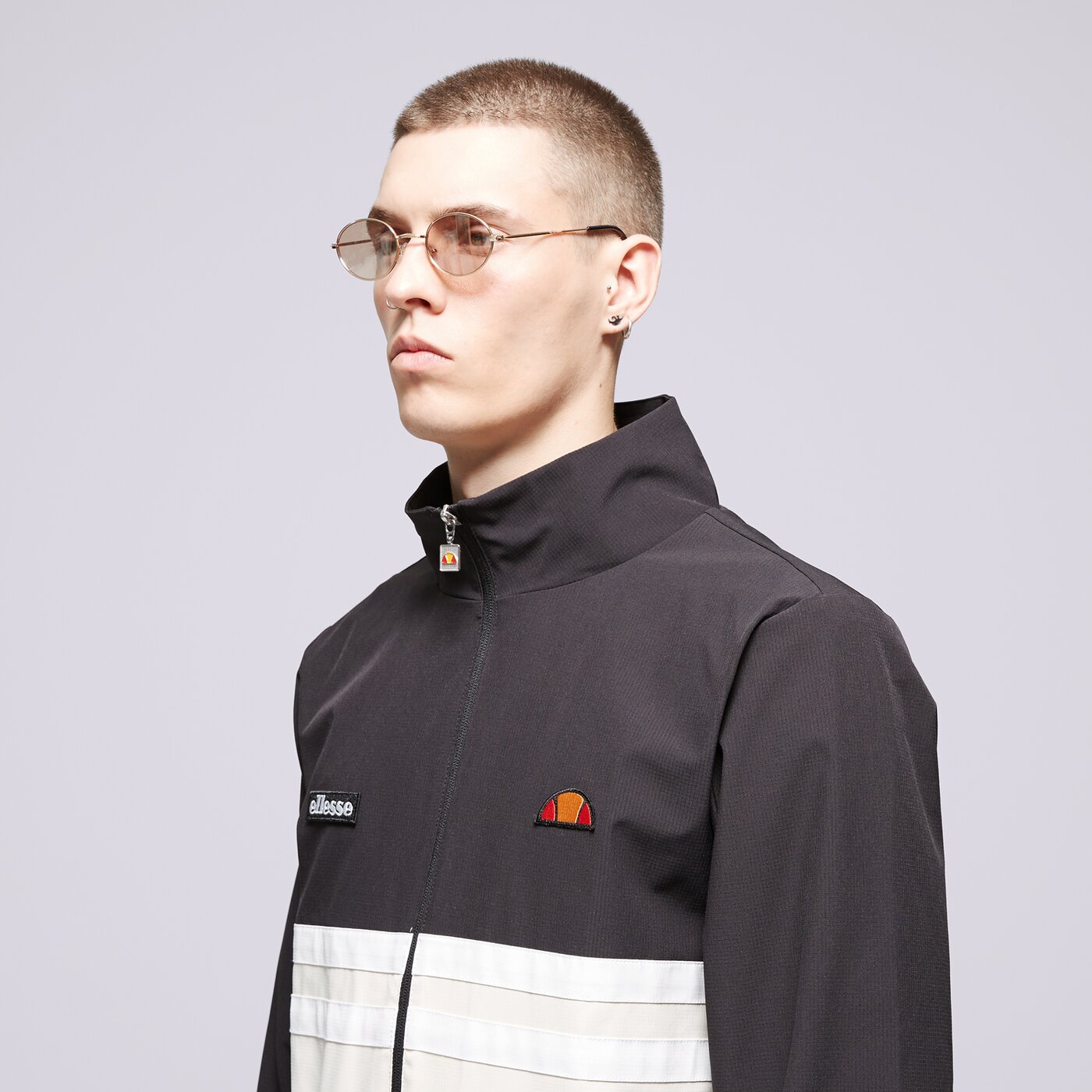 ELLESSE JACKE LOSELLI JACKET BLK/OFF WHT Schwarz