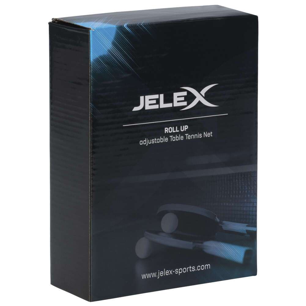 JELEX Roll Up verstellbares Tischtennisnetz schwarz