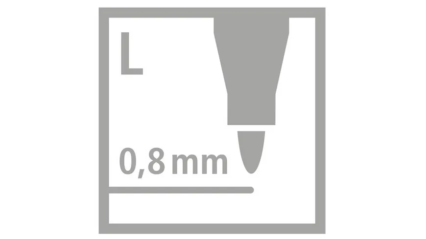 STABILO® Umweltfreundlicher Filzschreiber - STABILO GREENpoint - 6er Pack - mit 6 verschiedenen Farben sortiert