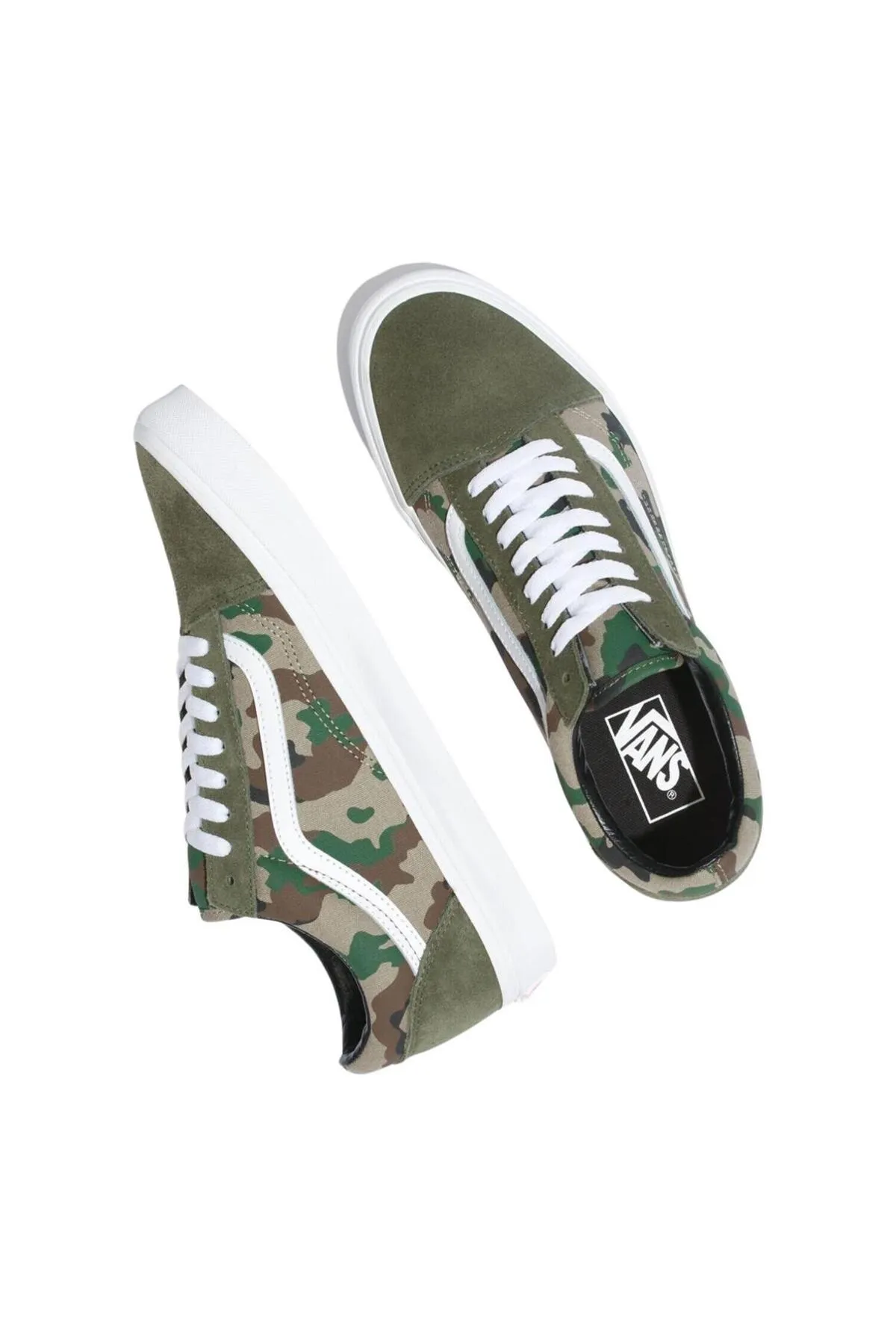 Vans  Sneaker „Old Skool“ in Grün mit Muster