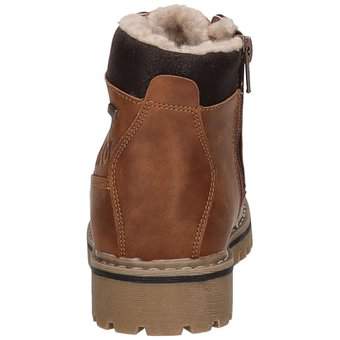 Tom Tailor Schnür Boots in braun