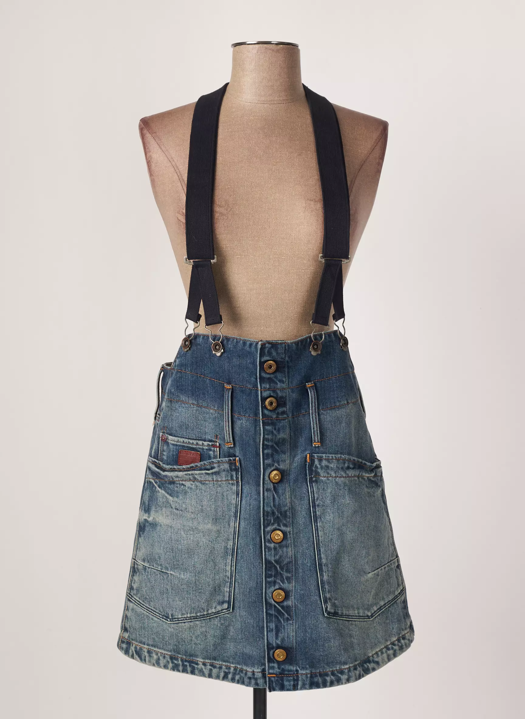 G Star Jupes Courtes Femme couleur bleu